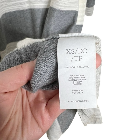 CABI Vineyard Striped Duster Long Line Cardigan Sweater - Picture 8 of 13